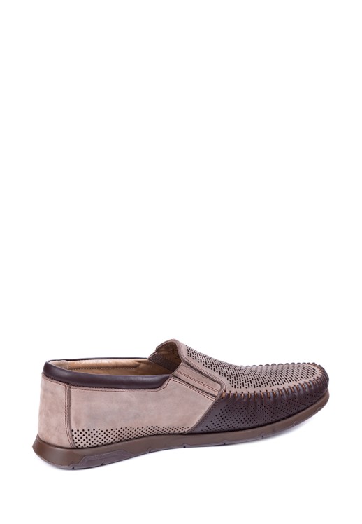 Мокасины Etor 18868-011 нубук коричневые