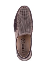 Мокасины Etor 18868-011 нубук коричневые