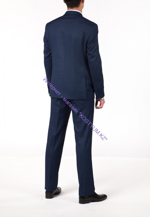 Мужской костюм тёмно-синий текстурный Daneil Desch