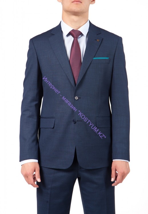 Мужской костюм тёмно-синий текстурный Daneil Desch