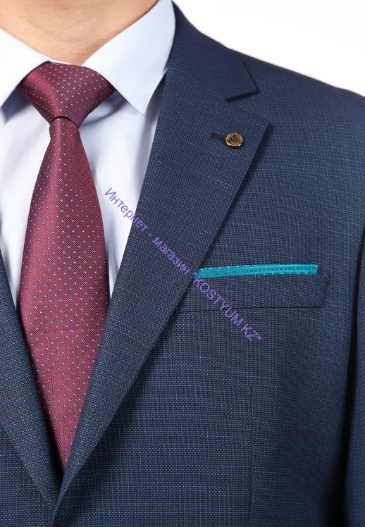 Мужской костюм тёмно-синий текстурный Daneil Desch