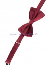 Мужская бабочка бордовая