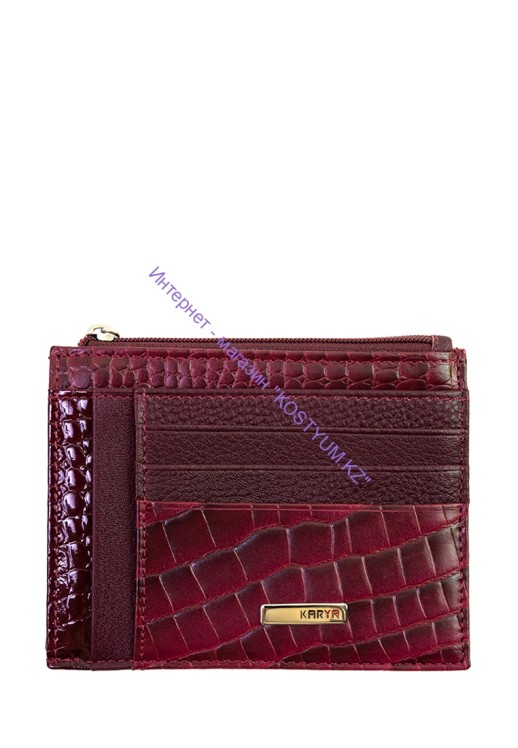 Картхолдер Karya 0022-503 бордовый