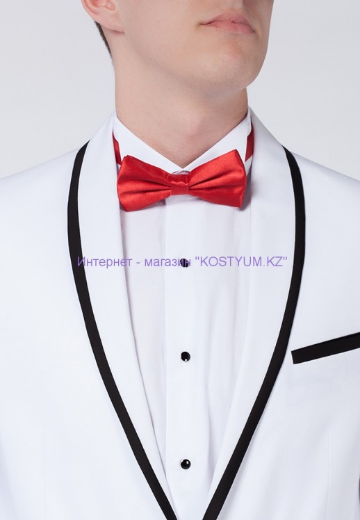 Мужская бабочка красная