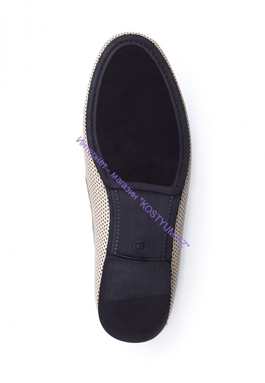 Мокасины Etor 14949-6590 бежевые