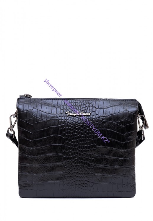Сумка Tony Bellucci 077-16 чёрная кроко