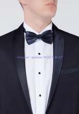 Мужская бабочка тёмно-синяя