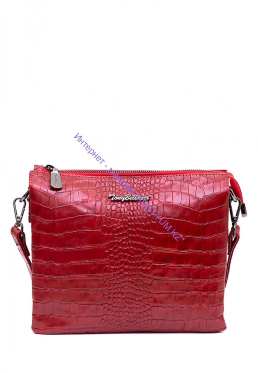 Сумка Tony Bellucci 077-17 красная кроко