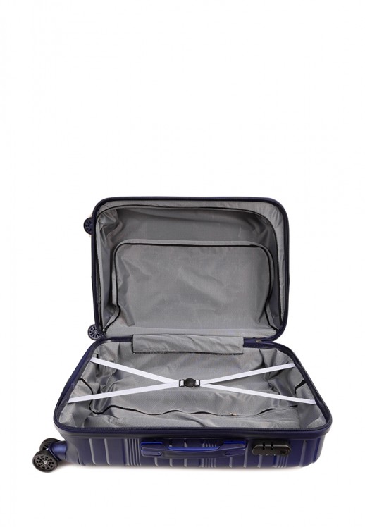 Чемодан LAGUNA 001-02 синий M 70 л