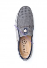 Мокасины Etor 15444-16654 серые 