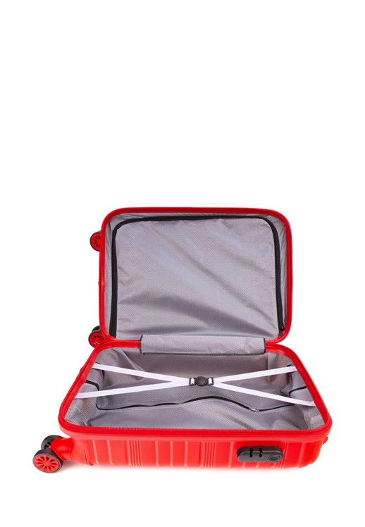 Чемодан LAGUNA 001-03 красный S 50 л