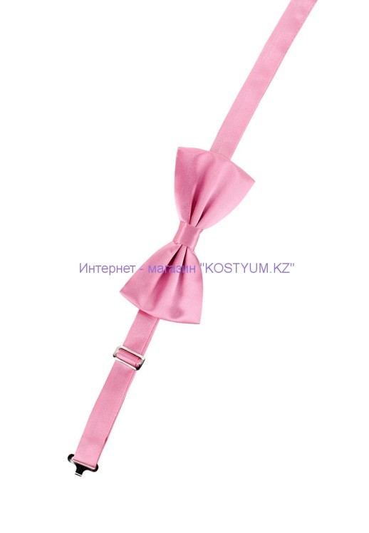 Комплект камербанд с бабочкой и платочком розовый