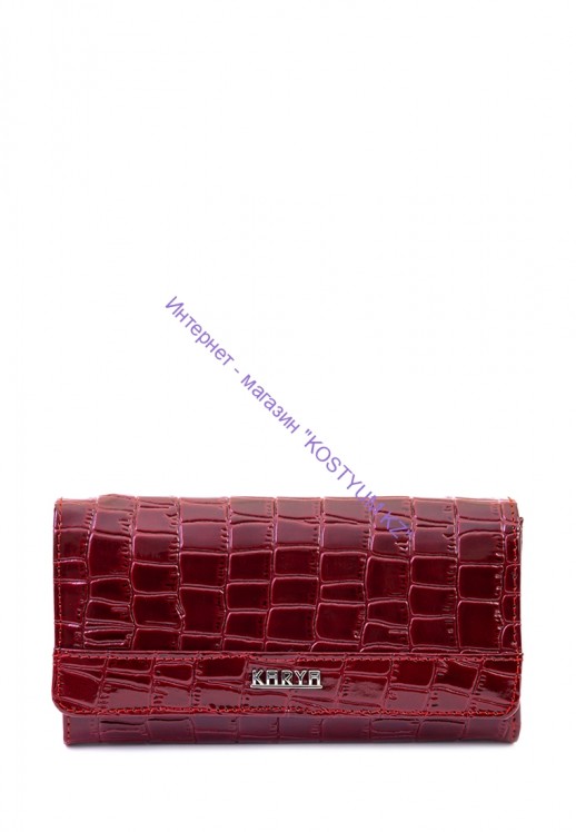 Кошелек Karya 1060-08 бордовый