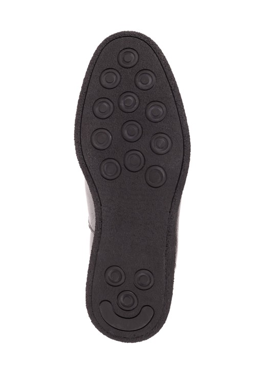 Слипоны Etor 18564-888 черные с мехом