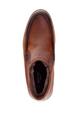 Слипоны Etor 18564-888 коричневые с мехом