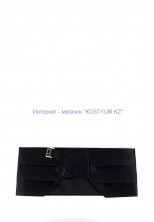 Комплект камербанд с бабочкой и платочком​ чёрный