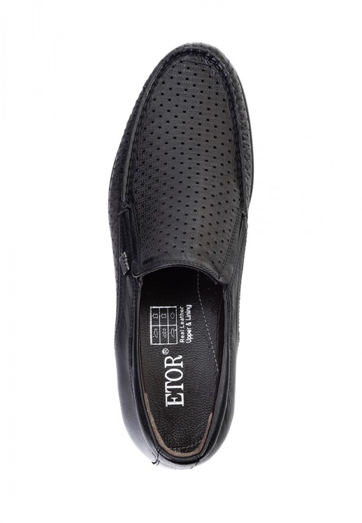 Мокасины Etor 15213-7188 чёрные