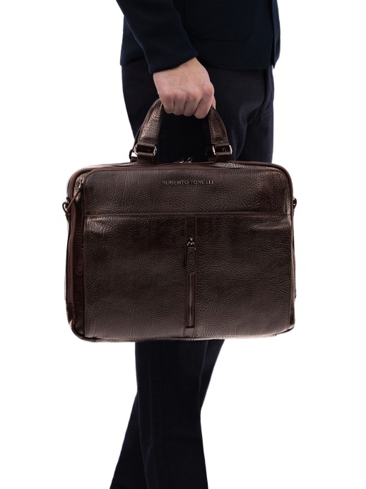 Сумка-портфель Roberto Tonelli RT0181-886 коричневый