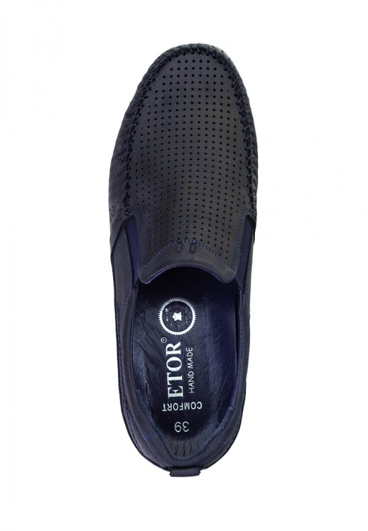 Мокасины Etor 16221-16654 синие