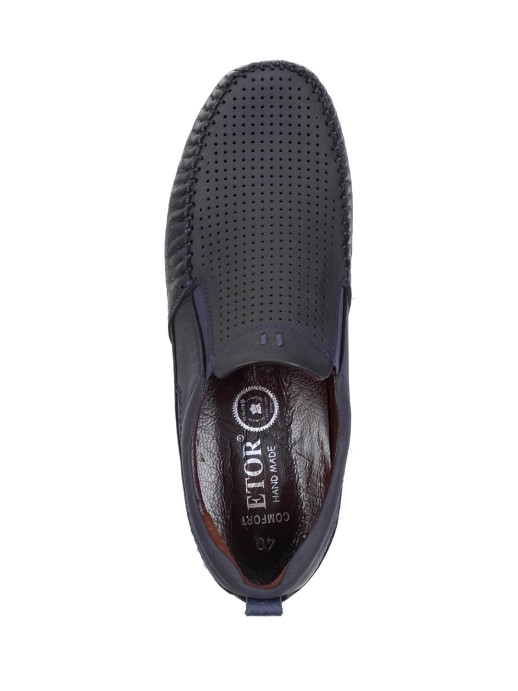 Мокасины Etor 16221-16654 синие