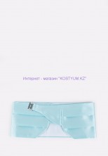 Комплект камербанд с бабочкой и платочком​ тиффани