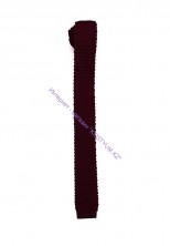 Мужской вязанный галстук бордовый Quesste