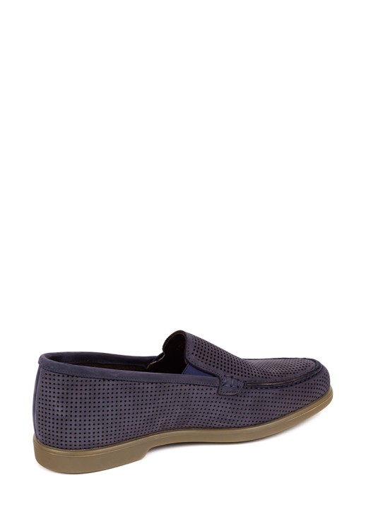 Мокасины Etor 17102-808 нубук синие