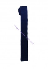 Мужской вязанный галстук синий Quesste