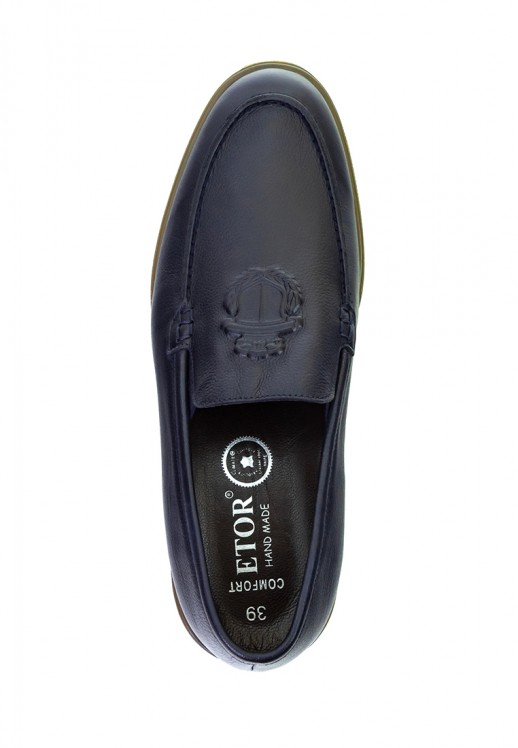 Лоферы Etor 17221-808 синие