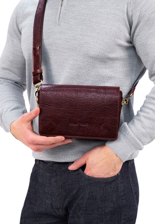 Борсетка Roberto Tonelli RT110-896 бордовая