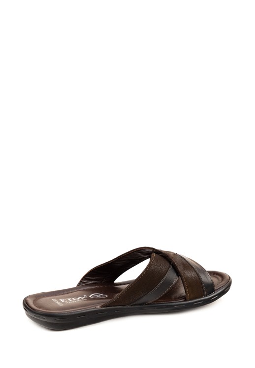 Шлёпанцы Etor 807-85411 коричневые