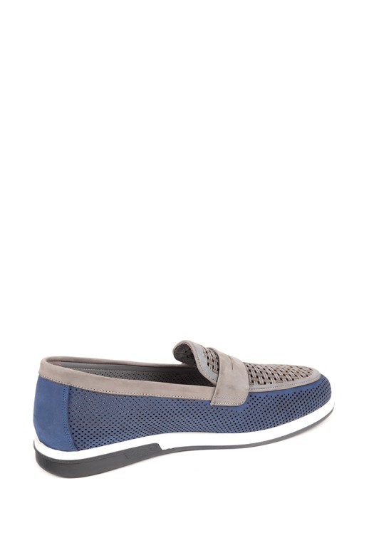 Мокасины Etor 18891-006 нубук серые