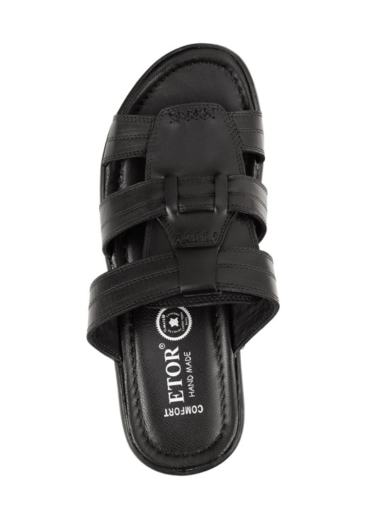 Шлёпанцы Etor 924-85411 чёрные