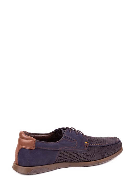 Мокасины Etor 18911-011 нубук синие
