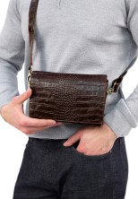 Борсетка Roberto Tonelli RT110-355 коричневая