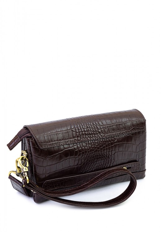 Борсетка Vanessa Scani VS100-41 коричневая