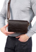 Борсетка Roberto Tonelli RT110-886 коричневая