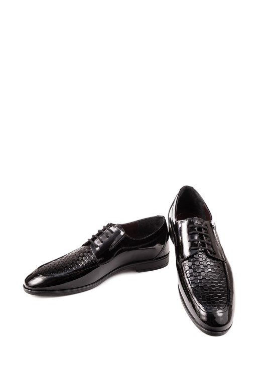 Туфли Etor 18848-10270 чёрные лаковые