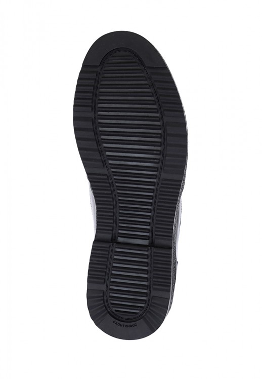 Слипоны Etor 8745-828 чёрные с мехом