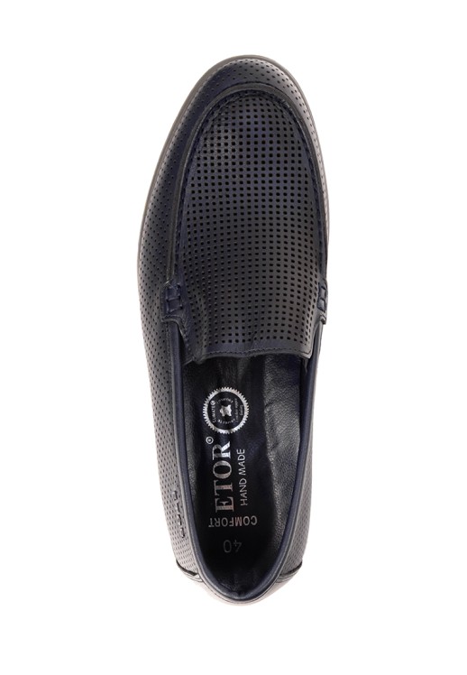 Мокасины Etor 19079-129 синие