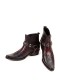 Казаки Etor 6654-008 черно-бордовые