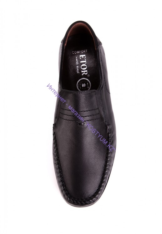Мокасины Etor 13962-808 чёрные