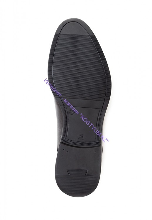 Туфли Etor 15831-7376 чёрные с мехом