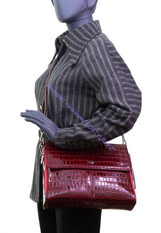 Женская сумка Karya 2139-08 бордовая