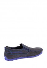 Мокасины Etor 16221 нубук синие