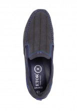 Мокасины Etor 16221 нубук синие