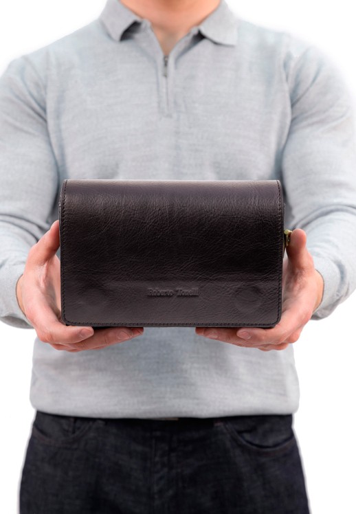 Борсетка Roberto Tonelli RT110-1 чёрная