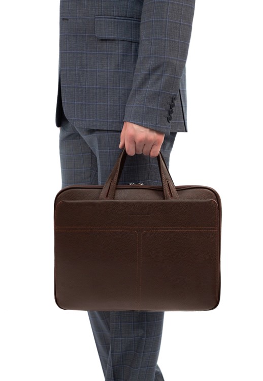 Сумка-портфель Roberto Tonelli RT169-286 коричневая