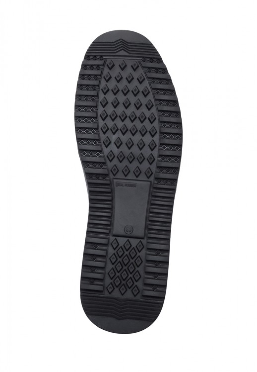 Мокасины Etor 15774 чёрные с мехом