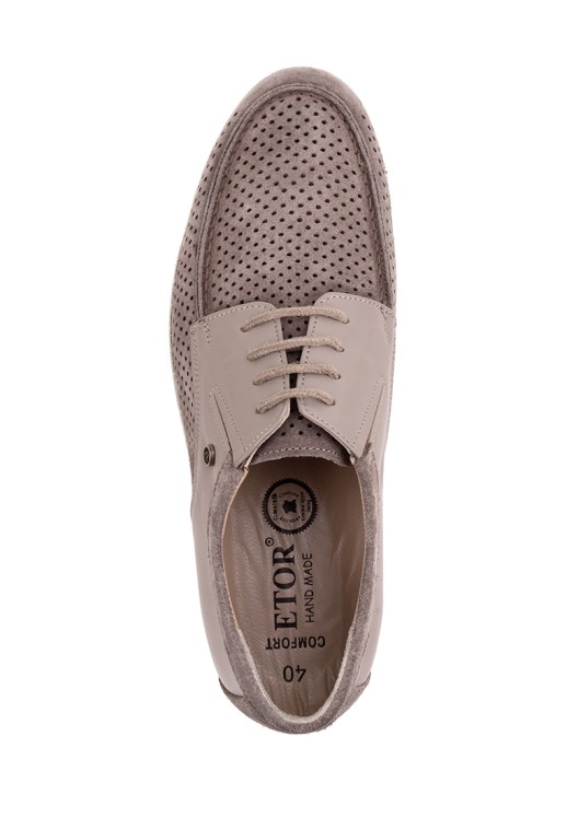 Мокасины Etor 17529-205571 бежевые